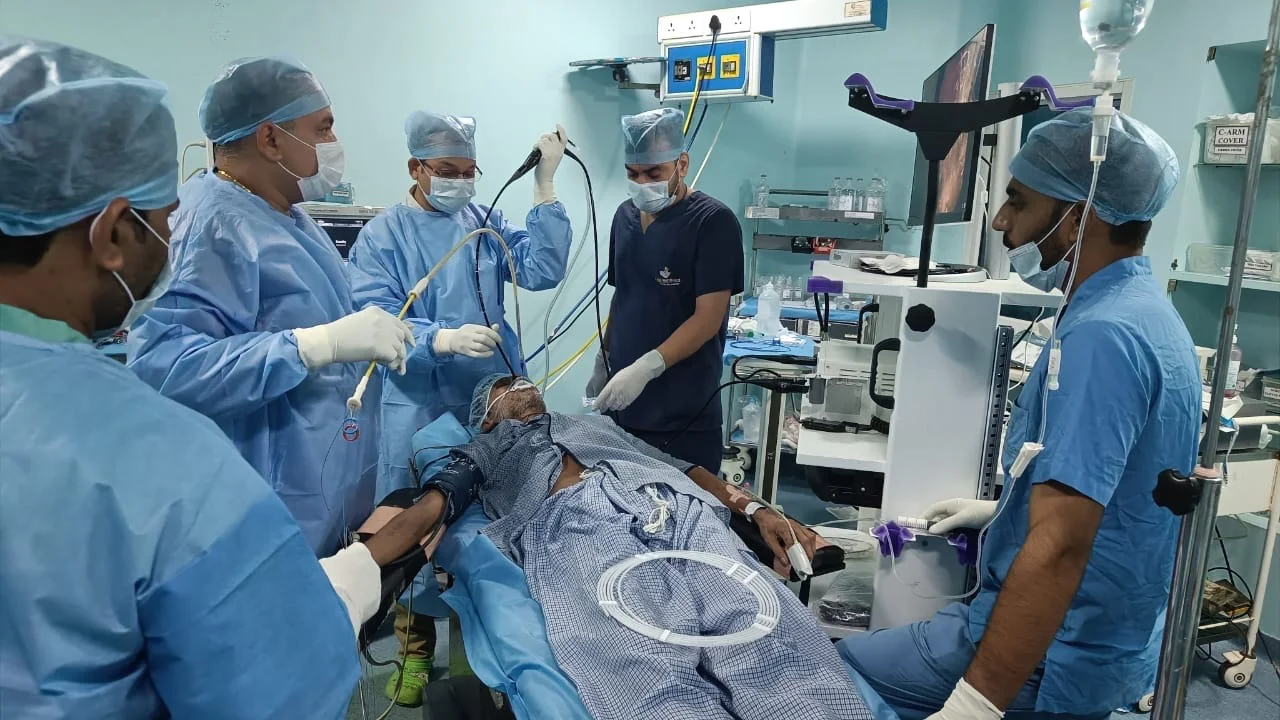 Pulmonary procedure setting for bronchoscopy-related clinical context